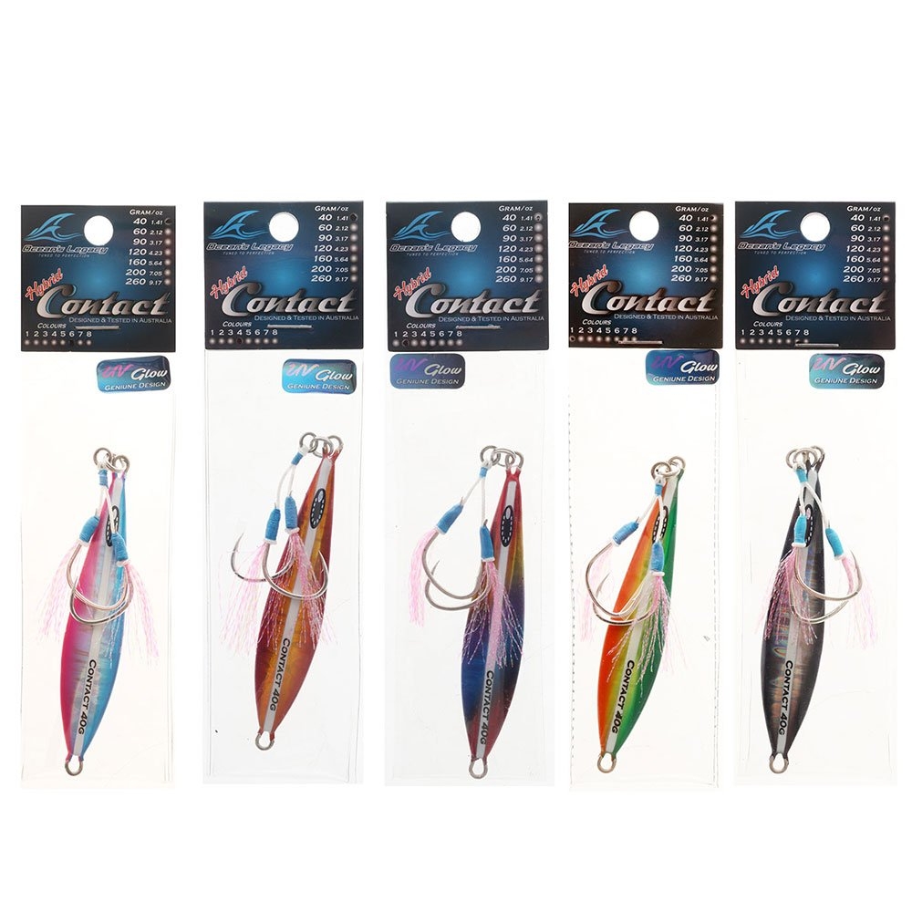 Ocean's Legacy Hybrid Contact Rigged Slow/High Pitch Jig 40g