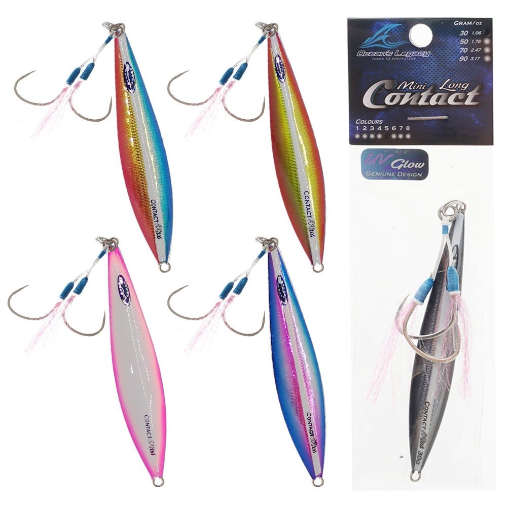 Ocean's Legacy Mini Long Contact Rigged Jig 30g