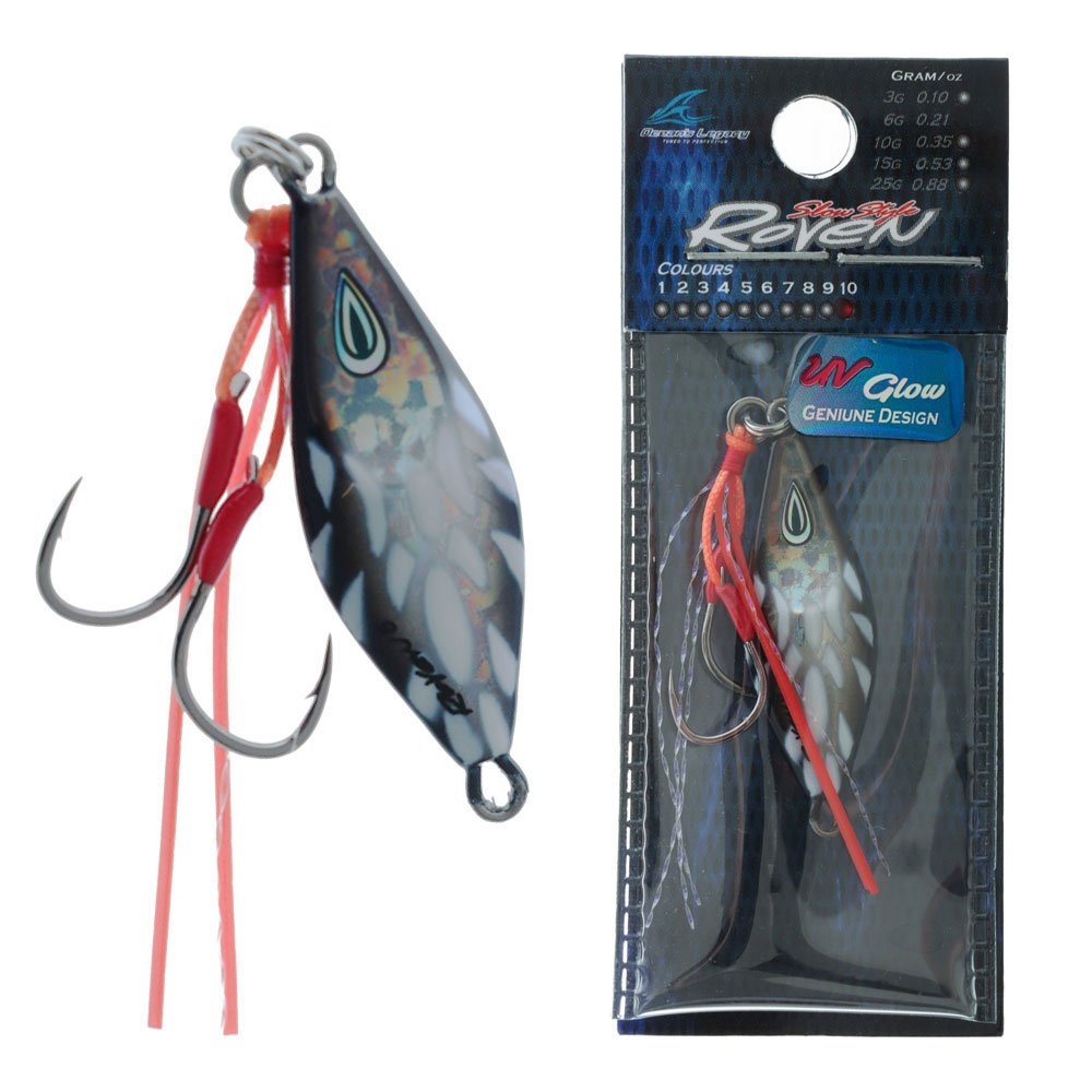 Ocean's Legacy Roven Micro Jig 3g Rigged Black Mussel