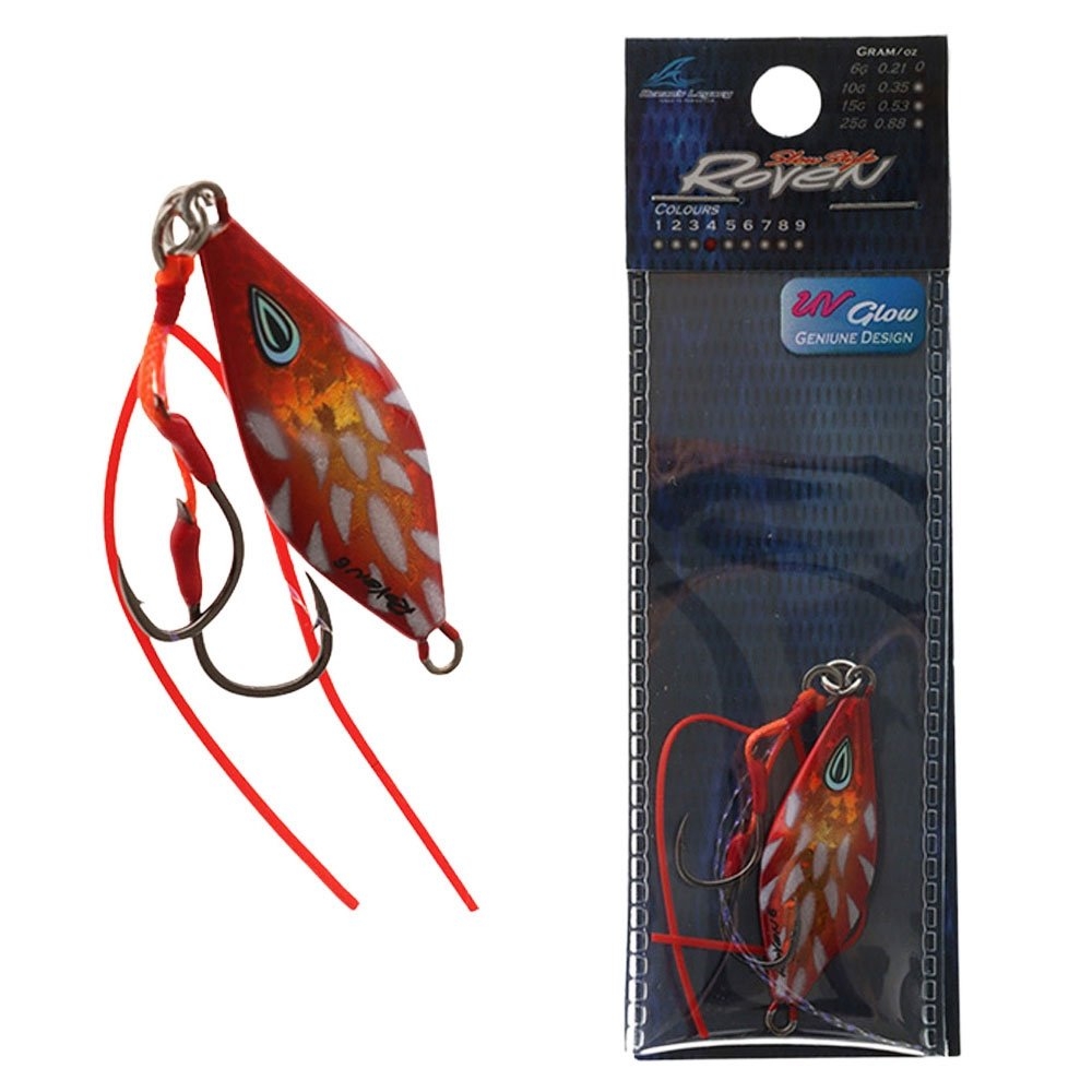 Ocean's Legacy Roven Micro Jig 3g Rigged Burnt Orange
