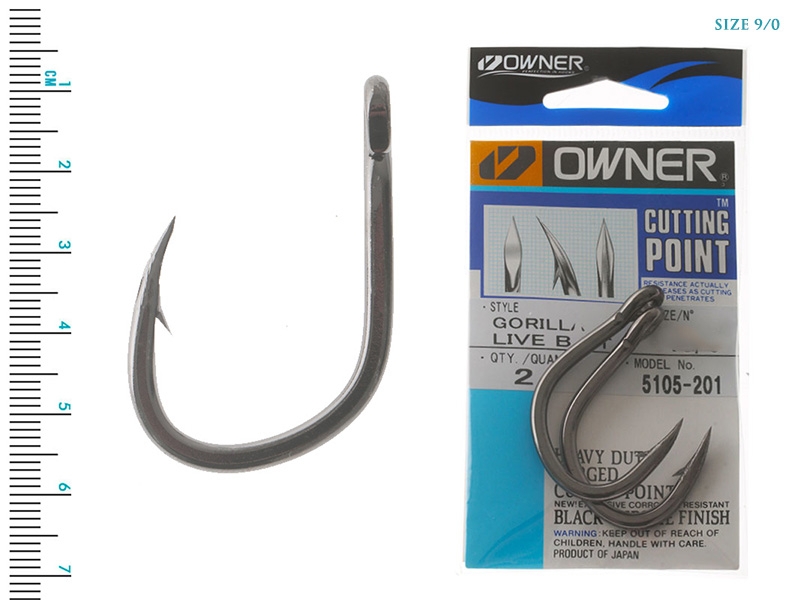Owner Gorilla Livebait Hooks