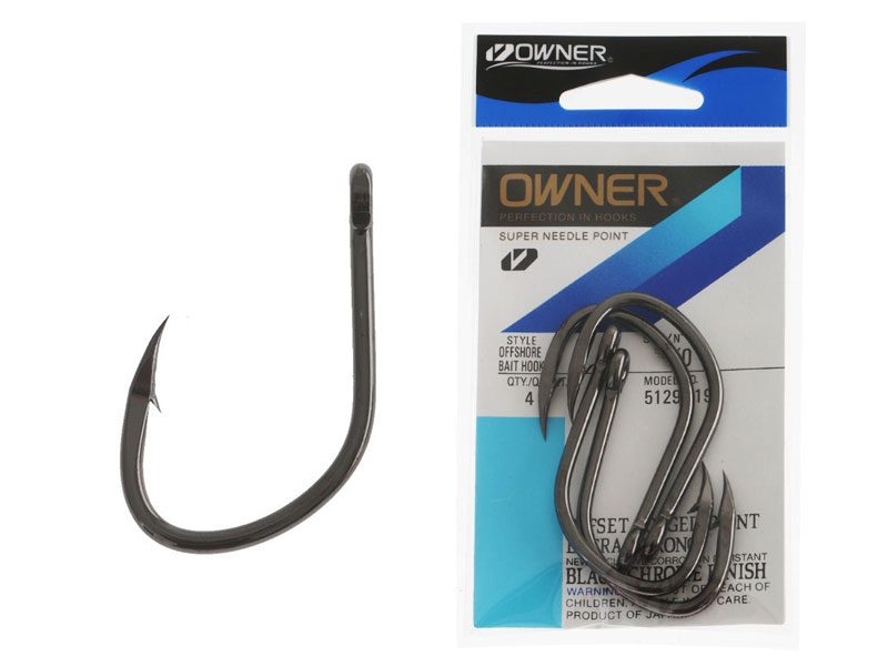 Owner Offshore Live Bait Hooks 4/0 Qty 9