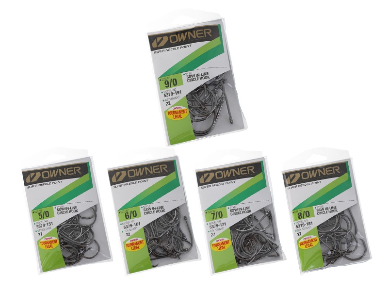 Owner Tournament SSW In-Line Circle Hook Pack