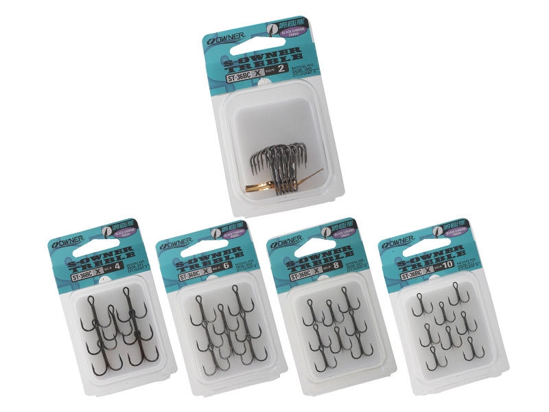 Owner ST-36 BC Stinger Treble Hooks