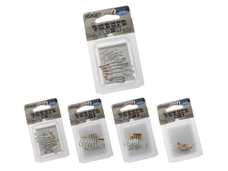 Owner ST-66 TN Tinned Saltwater Treble Hooks