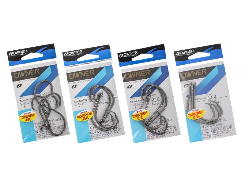 Owner In-Line Tournament Mutu Circle Hooks
