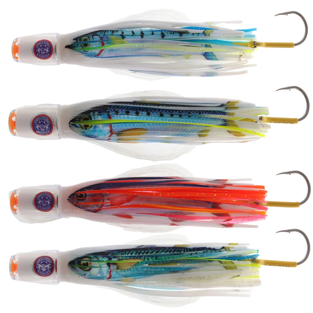 Pakula Paua Pearl Jet Mini Sprocket Lure 240mm - Rigged