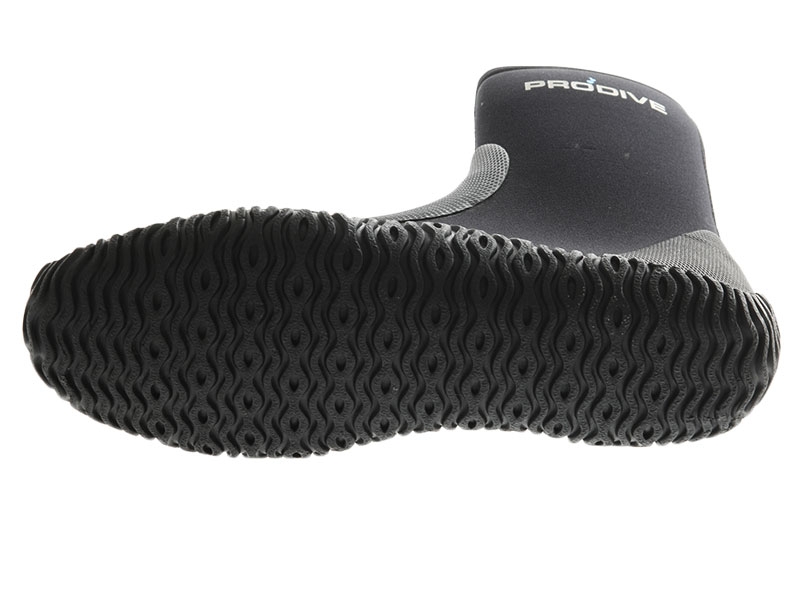 Pro-Dive Rubber Sole Zippered Dive Boots 5mm