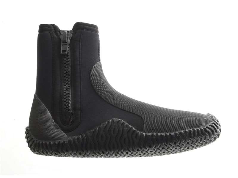 Pro-Dive Rubber Sole Zippered Dive Boots 5mm