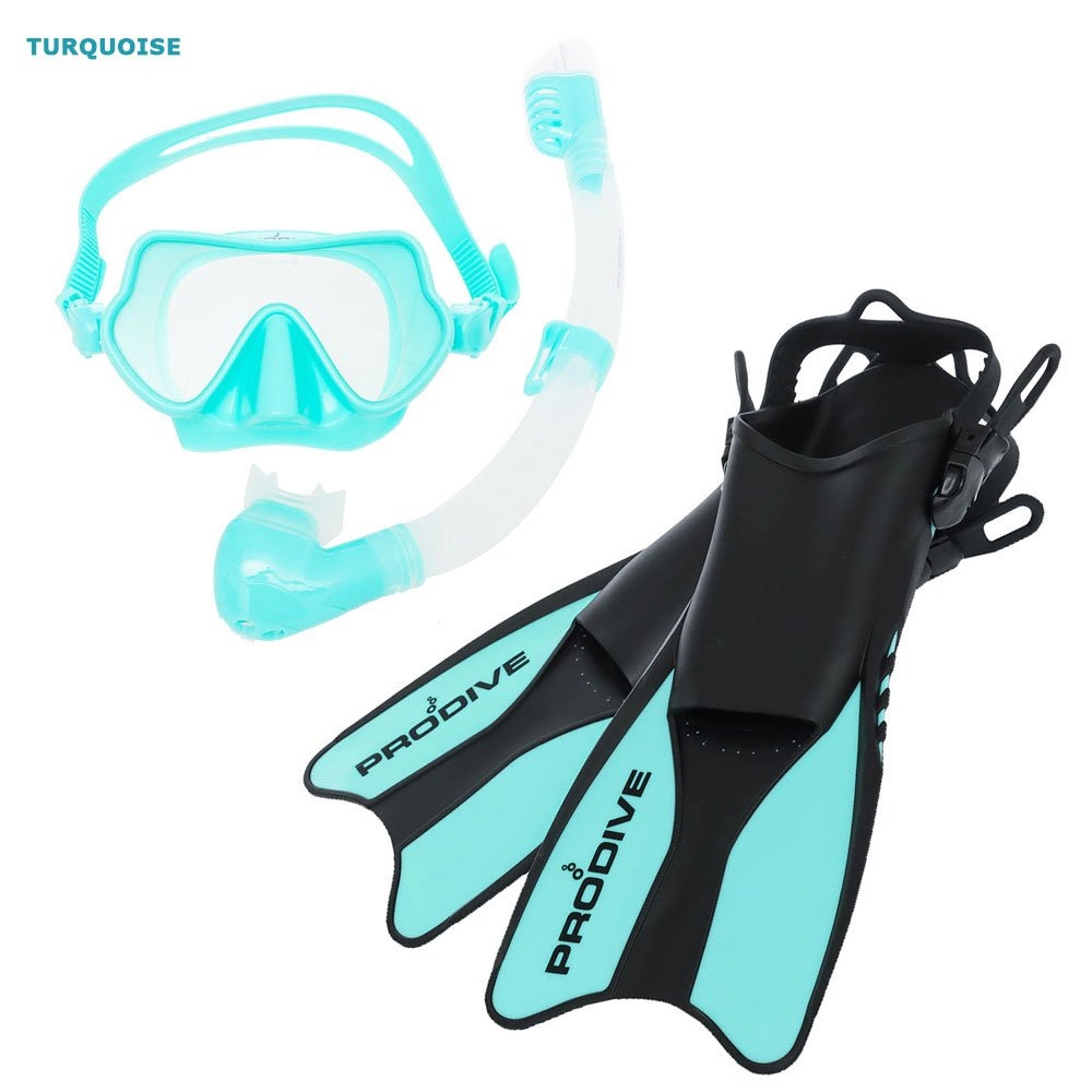 Pro-Dive Explorer Mask Snorkel and Fins Set