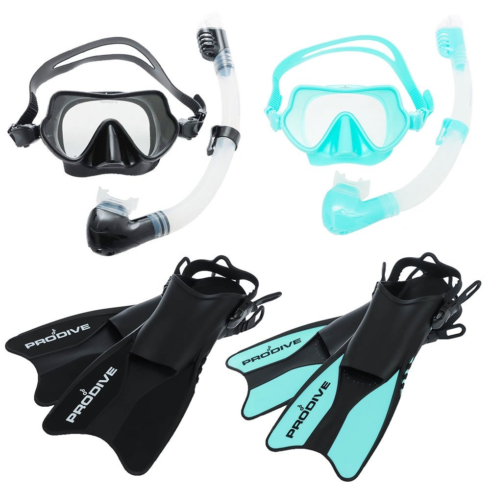 Pro-Dive Explorer Mask Snorkel and Fins Set