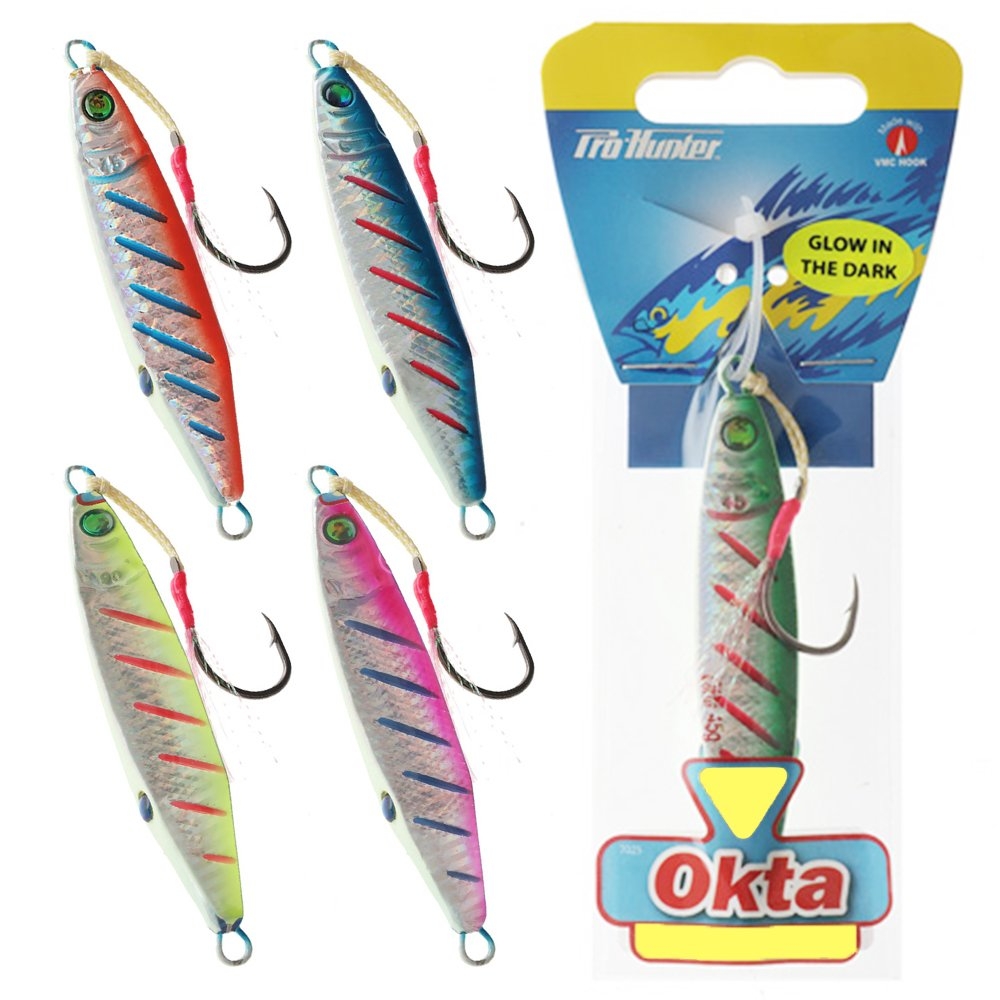 Pro Hunter Okta Koheru Micro Jig with Assist Hook 15g