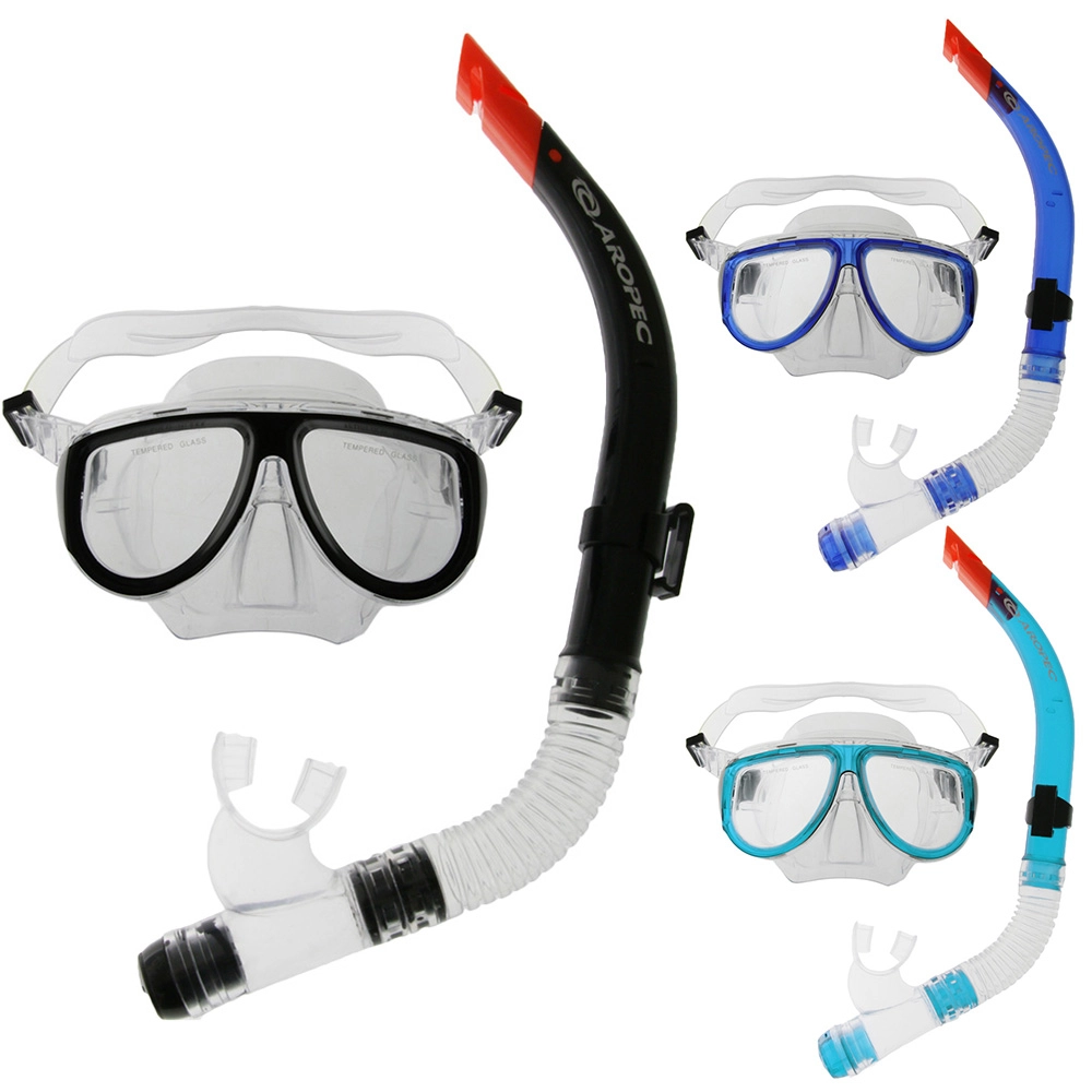 Aropec Adult Dive Mask and Snorkel Set Aropec Adult Dive Mask and Snorkel Set