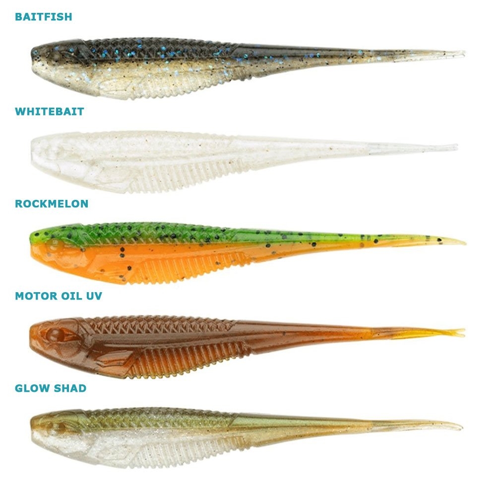 Rapala Crush City The Jerk Soft Bait 9.5cm Qty 7