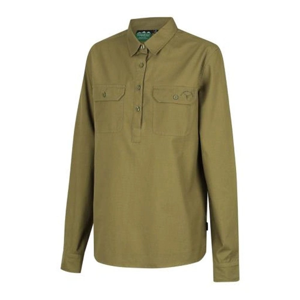 Ridgeline Yard Womens Long Sleeve Placket Shirt