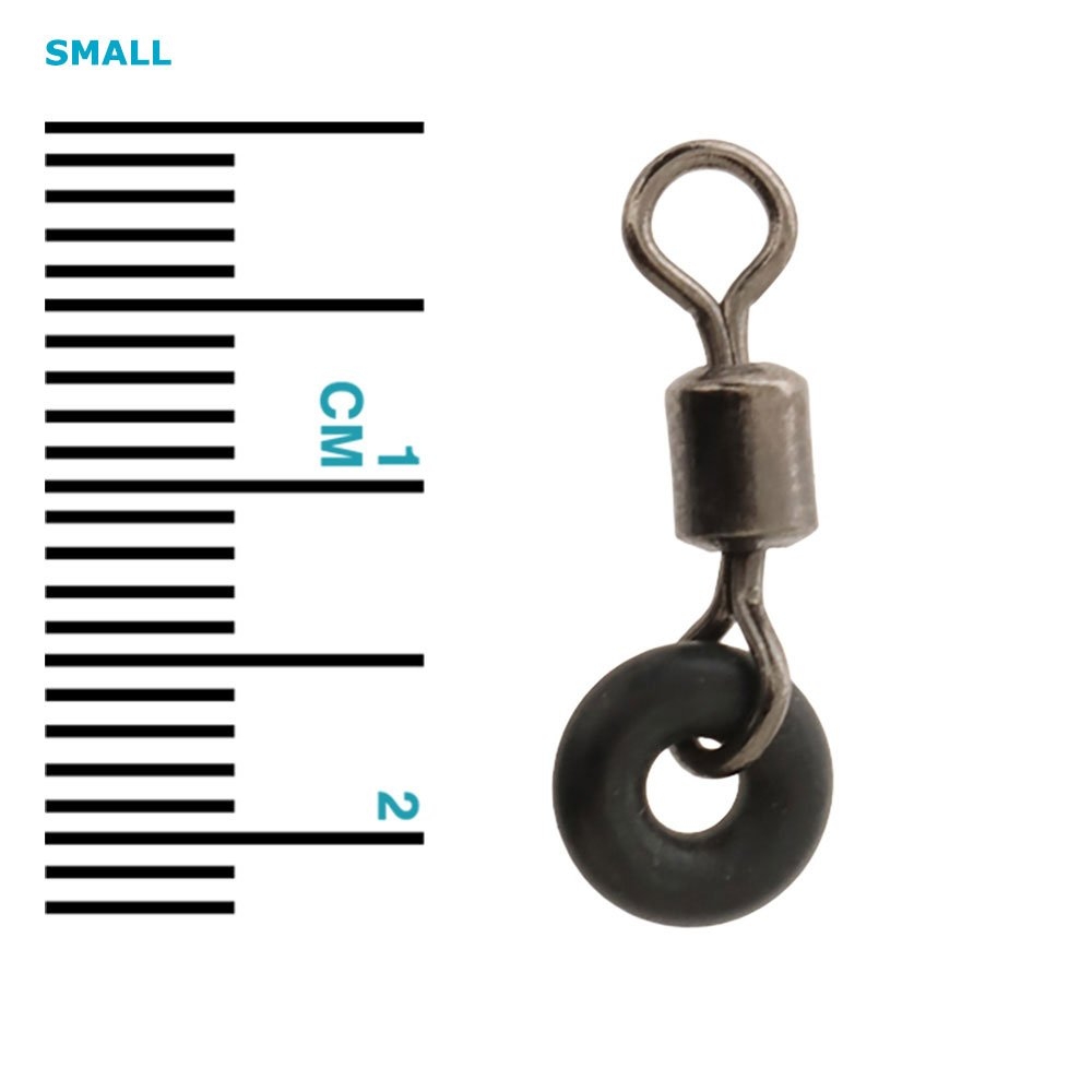 Rusler Bait Mate Barrel Swivel with Rubber O-Ring