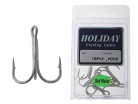 Holiday Saltwater Treble Hooks 3/0 Qty 8 Thumbnail Holiday Saltwater Treble Hooks 3/0 Qty 8