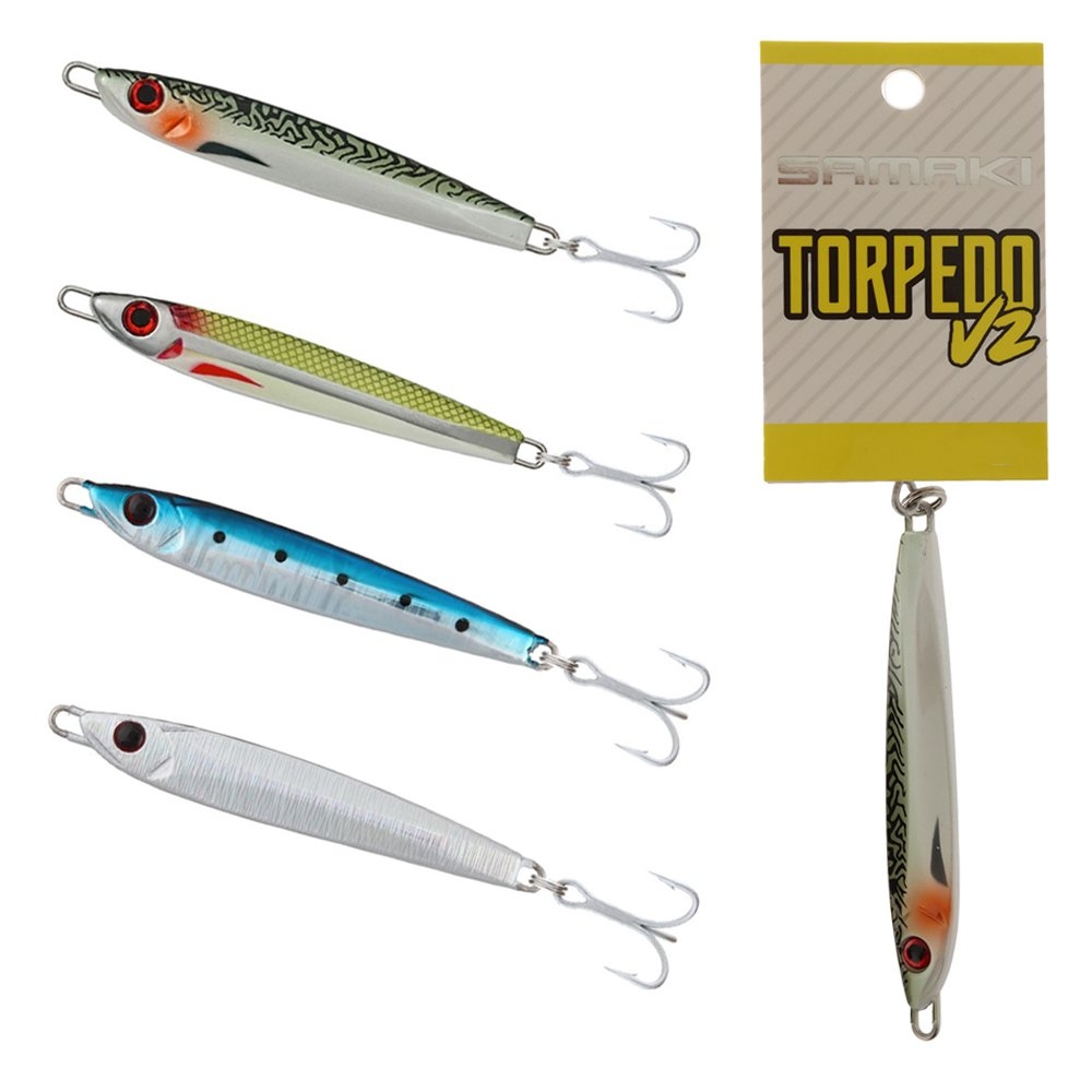 Samaki Torpedo V2 Long Cast Metal Spinner Lure