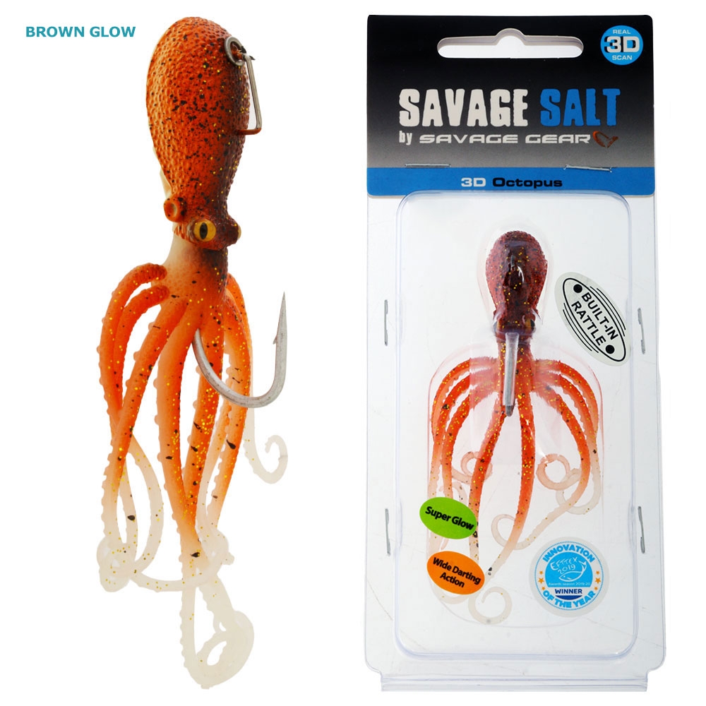 Savage Gear 3D Octopus Soft Bait Lure 70g 15cm