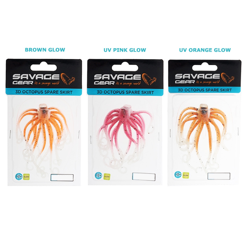 Savage Gear 3D Octopus Spare Skirt Kit for 15-16cm Lures