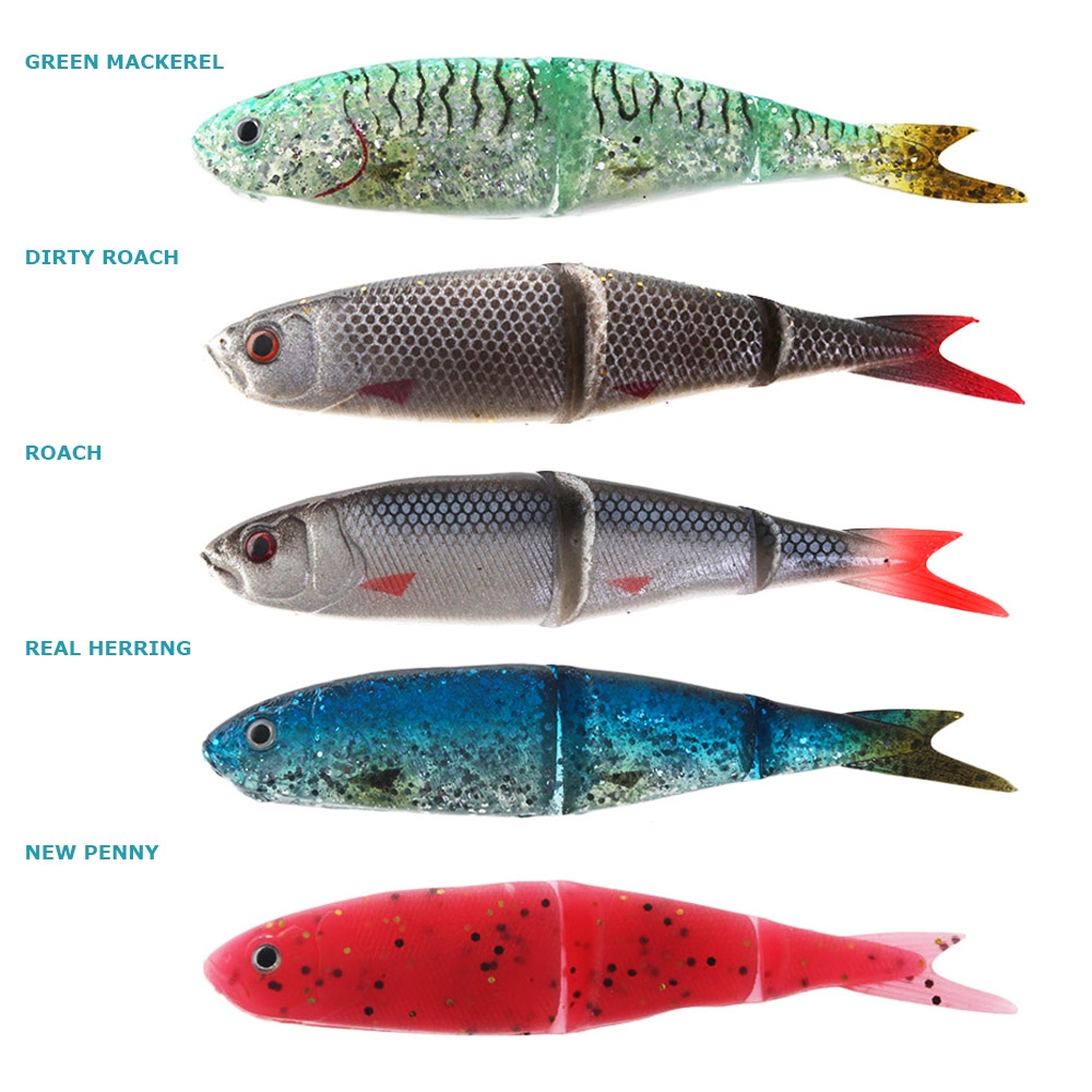 Savage Gear 4Play Swim and Jerk Swimming Soft Bait 13cm Qty 3