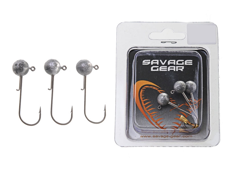 Savage Gear Ball Jig Heads No.1 2g Qty 3