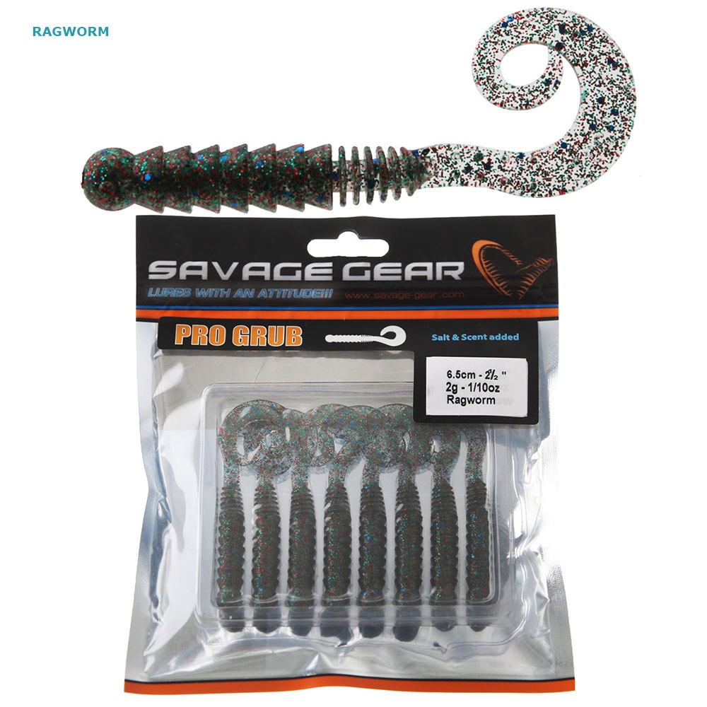 Savage Gear LB Pro Grub Soft Bait 6.5cm Qty 8
