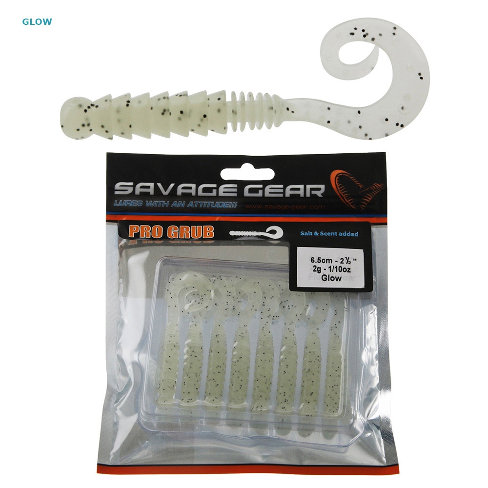 Savage Gear LB Pro Grub Soft Bait 6.5cm Qty 8