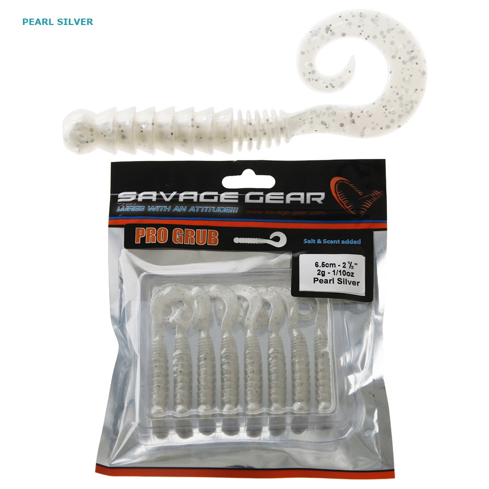 Savage Gear LB Pro Grub Soft Bait 6.5cm Qty 8