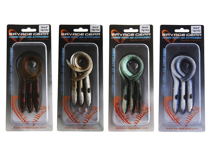 Savage Gear Real Eel Soft Bait 16cm Qty 3