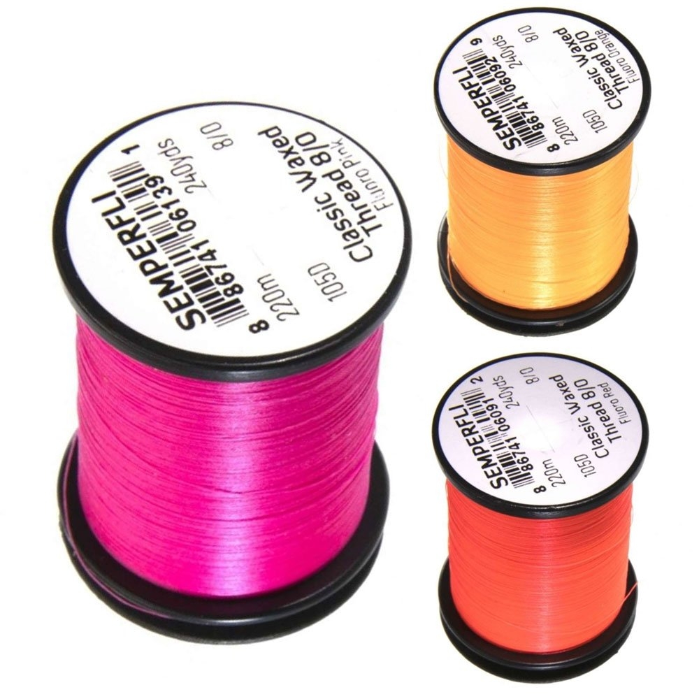 Semperfli Classic Waxed Fly Tying Thread 8/0 110m