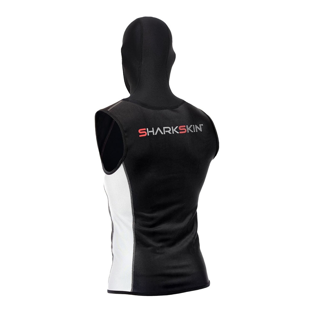 Sharkskin Chillproof Mens Sleeveless Thermal Vest with Hood