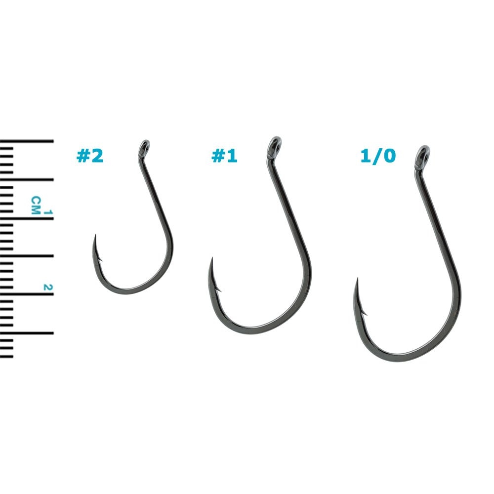 Sike CS2047 Black Nickel Octopus Hooks