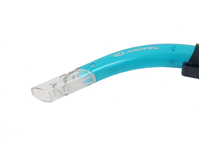 Aropec Premium Silicone Mask and Snorkel Set Aqua Blue