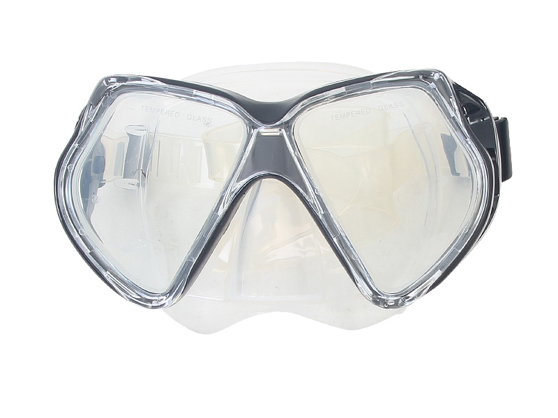 Aropec Premium Silicone Mask and Snorkel Set Black