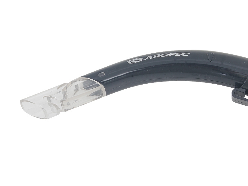 Aropec Premium Silicone Mask and Snorkel Set Black