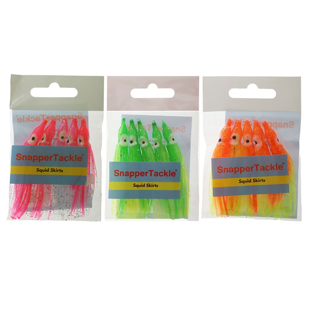 SnapperTackle Squid Skirts Qty 5