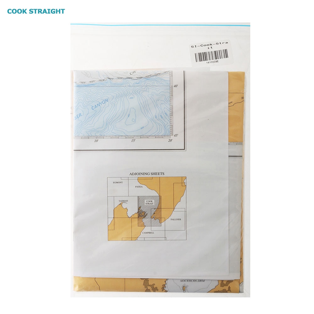 South Island NZ Bathymetric Chart