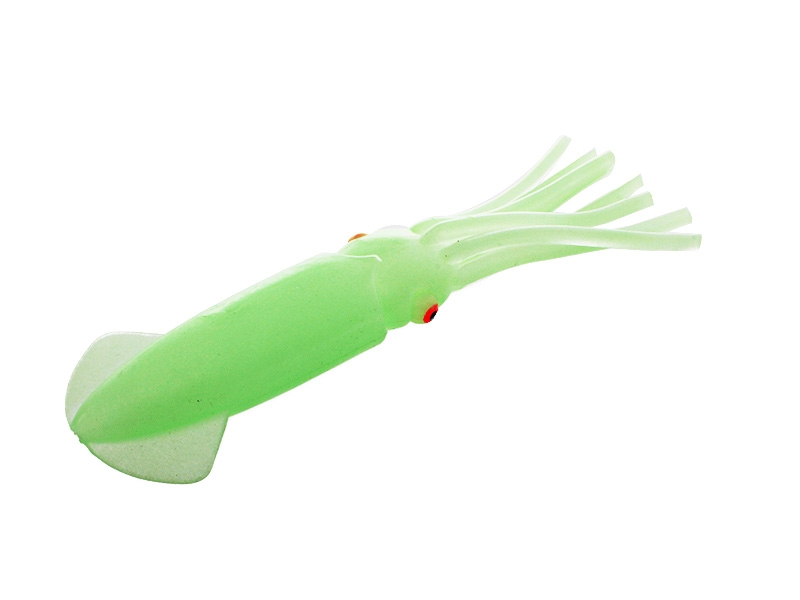 ManTackle Lumo Squid Green Glow 10cm