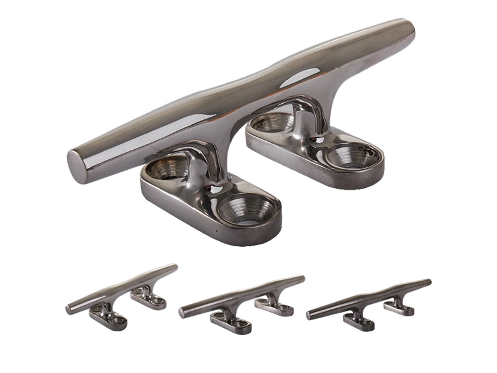 Boat Cleat Polished 316 Stainless Steel