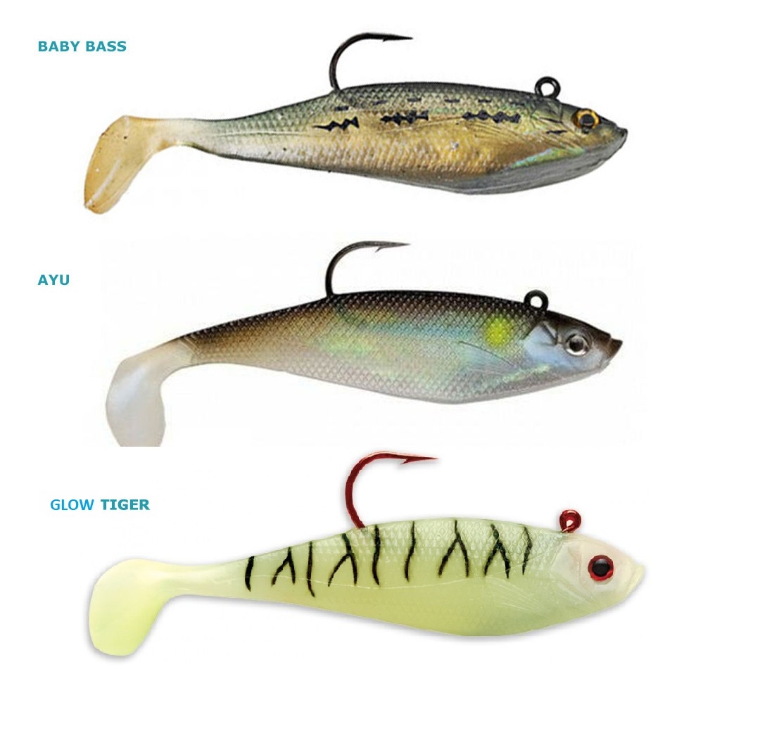 Storm Wildeye Swim Shad Rigged Soft Bait 8cm