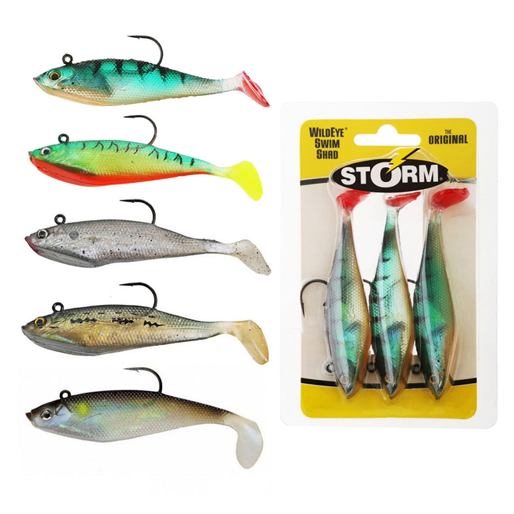 Storm Wildeye Swim Shad Rigged Soft Bait 8cm