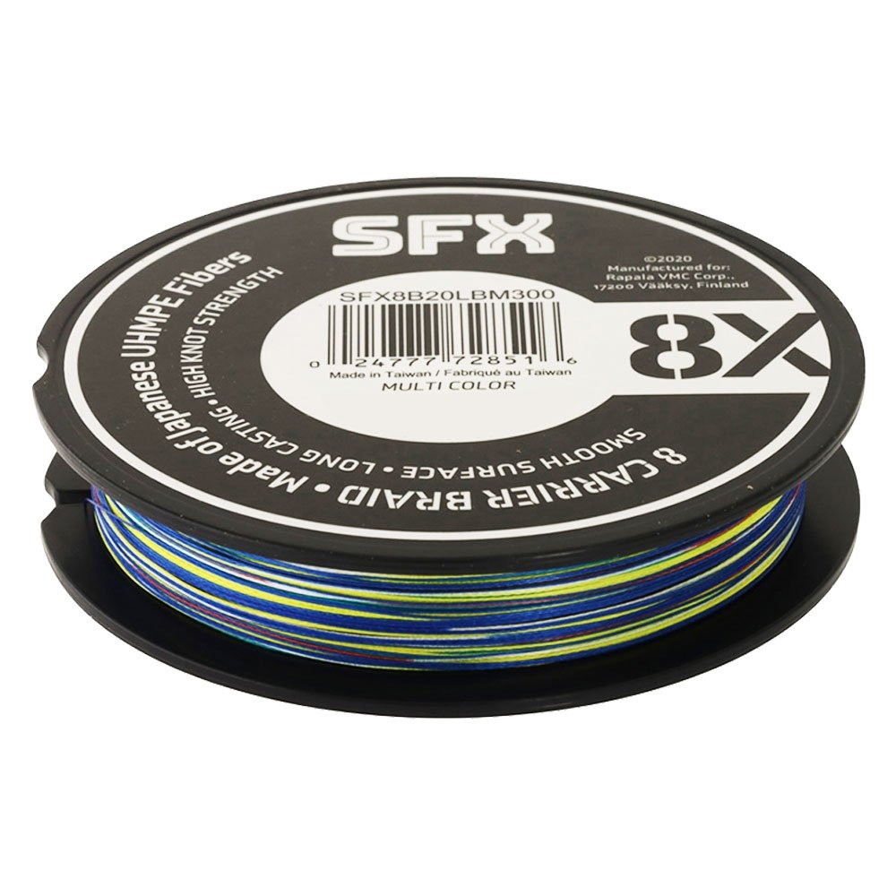 Sufix SFX 8X Braid Multi-Colour 300yd