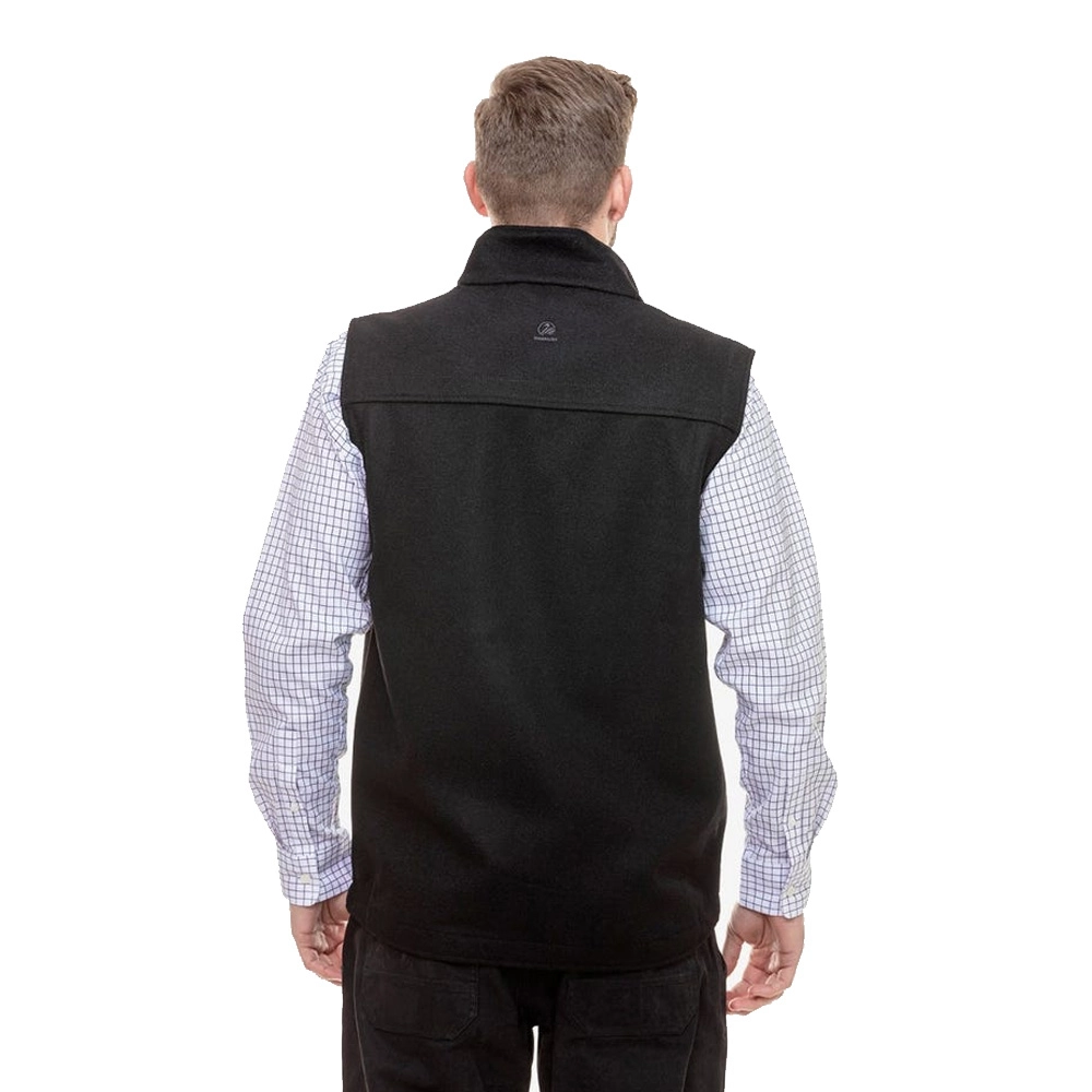 Swanndri Saddleback Mens Wool Vest Black Vests Apparel
