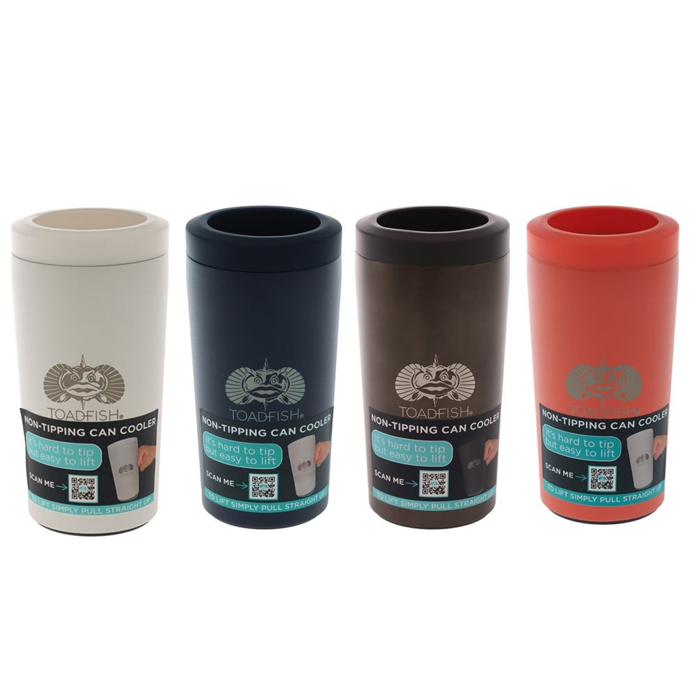 Toadfish Universal 2.0 Non-Tipping Can Coozie / Stubby Holder 12oz