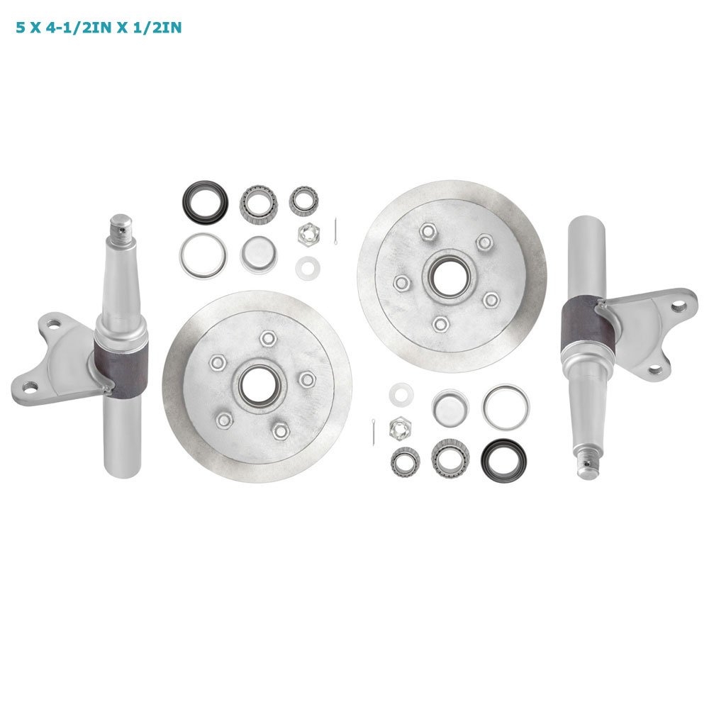 Trojan Cast Iron Disc Brake Hub and Stub Kit 2000kg