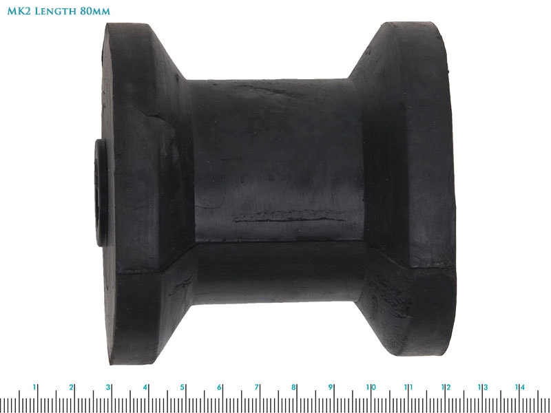 Trojan Trailer Keel Roller MK2 Length 80mm - 16mm Bore