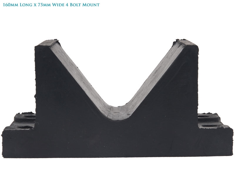 Trojan V Block 160mm Long x 75mm Wide 4 Bolt Mount