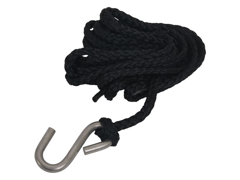 Trojan Trailer Winch Rope Black