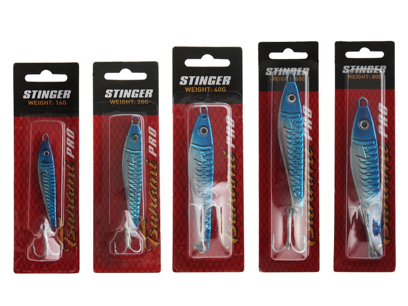 Tsunami Stinger Saltwater Metal Lure Blue/Silver